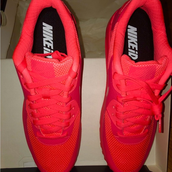 NIKE AIR MAX 1 HYPERFUSE NIKE ID LASER CRIMSON HYPERPUNCH - Picture 5 of 8